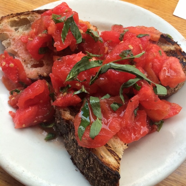 Salsa Cruda - Crostini​ (Vine Ripe Tomatoes) from Supper on #foodmento http://foodmento.com/dish/16038