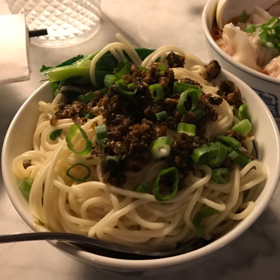 Dan Dan Noodles from Café China on #foodmento http://foodmento.com/dish/34194
