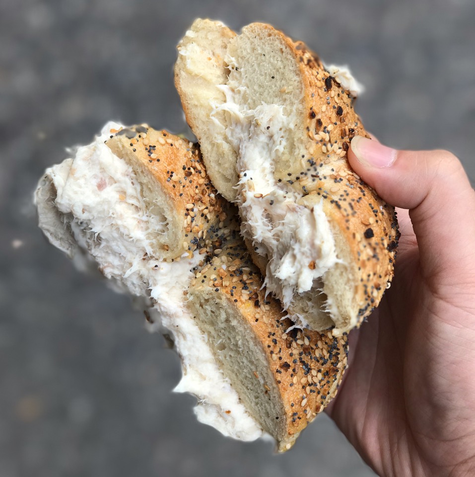 Everything Bagel With Whitefish Salad at Ess-a-Bagel on #foodmento http://foodmento.com/place/3195