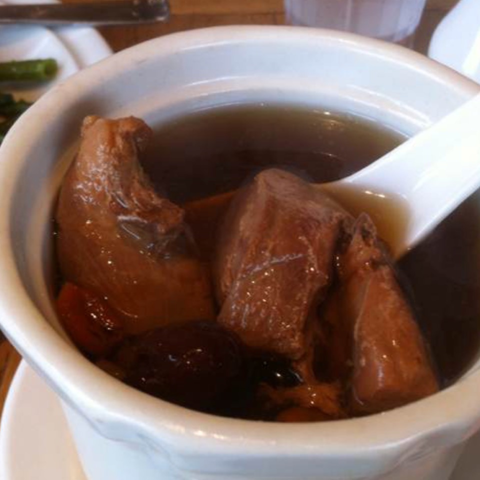 Double Boiled Tien Chee w Chicken Soup (Herbal Detox) at Soup Restaurant 三盅兩件 on #foodmento http://foodmento.com/place/31