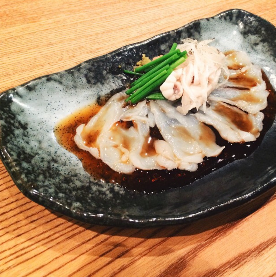 Fugu Sashimi from Cagen on #foodmento http://foodmento.com/dish/21343
