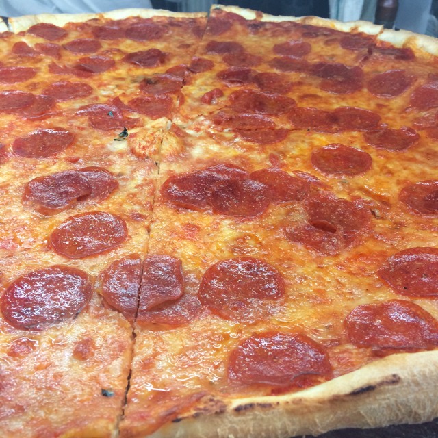 Pepperoni Pizza from Bleecker Street Pizza on #foodmento http://foodmento.com/dish/13408
