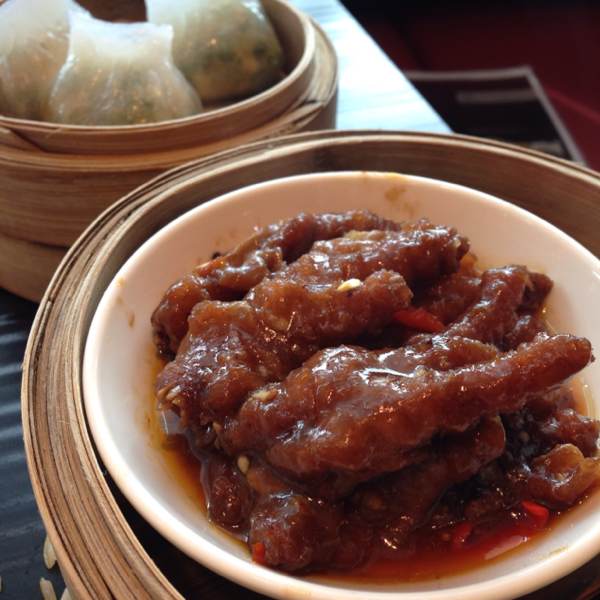 Steamed Chicken Feet w Black Bean Sauce at Crystal Jade Kitchen 翡翠小厨 on #foodmento http://foodmento.com/place/325