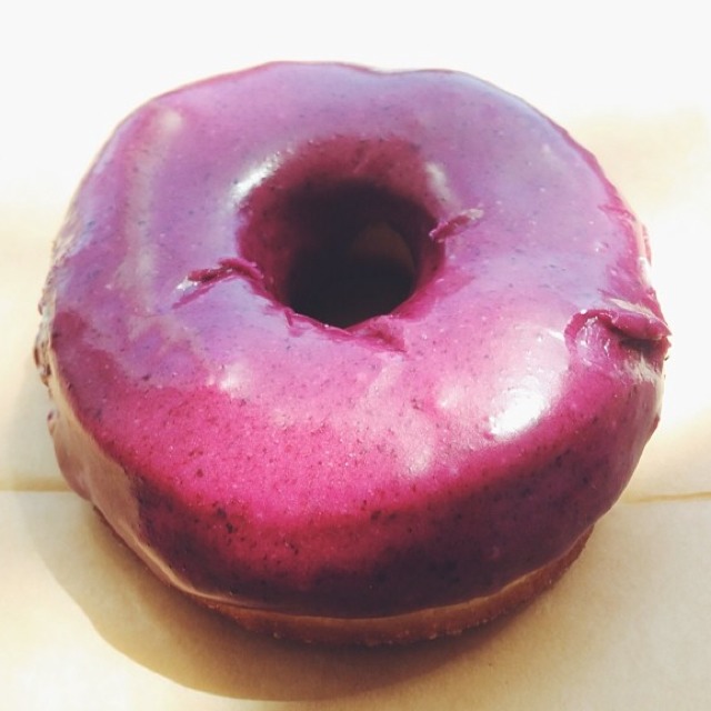 Blueberry Bourbon Basil Donut at Blue Star Donuts on #foodmento http://foodmento.com/place/3316