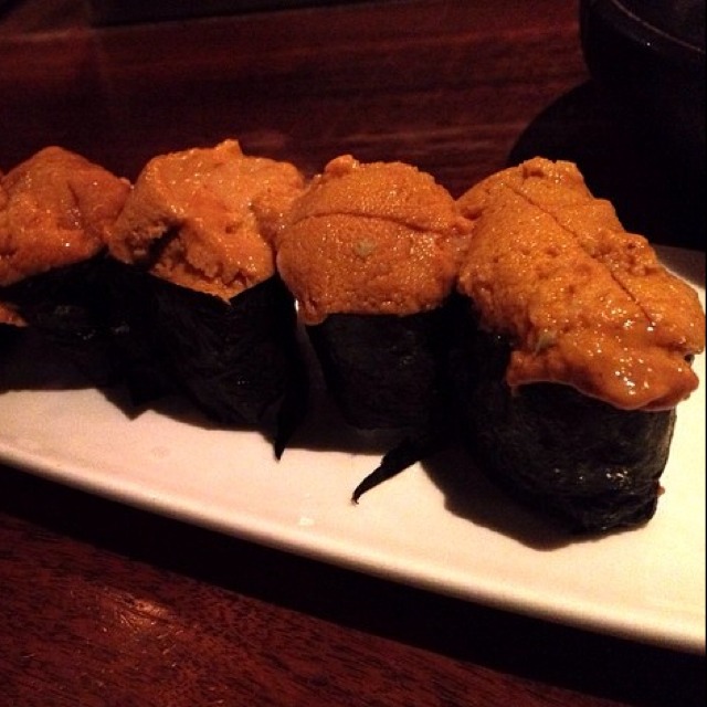 Uni Sushi from Blue Ribbon Sushi Bar & Grill on #foodmento http://foodmento.com/dish/13508