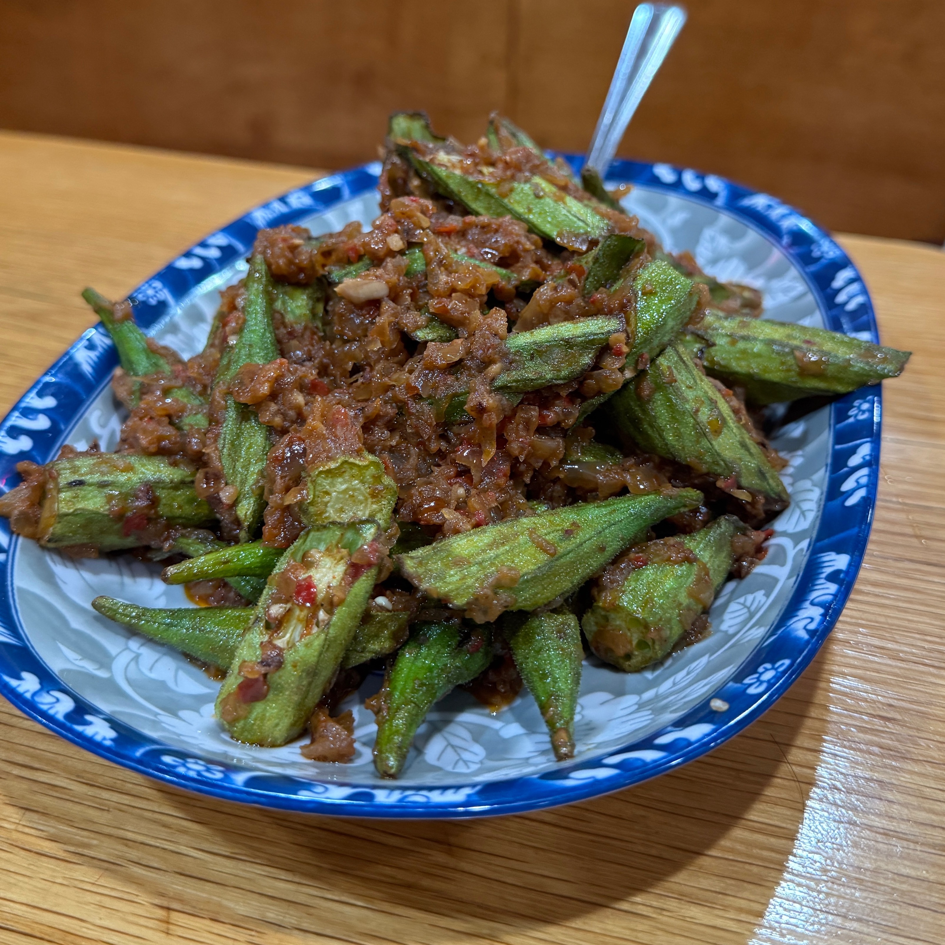 Bendi Belacan (Okra) $14 from Taste Good Malaysian Cuisine 好味 on #foodmento http://foodmento.com/dish/10416