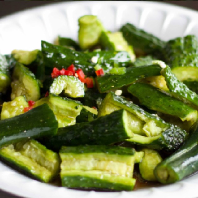 Spicy Cucumber Salad from Xi'an Famous Foods on #foodmento http://foodmento.com/dish/13880