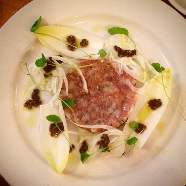 Scallop & Tuna Tartare at Basta Pasta on #foodmento http://foodmento.com/place/3477