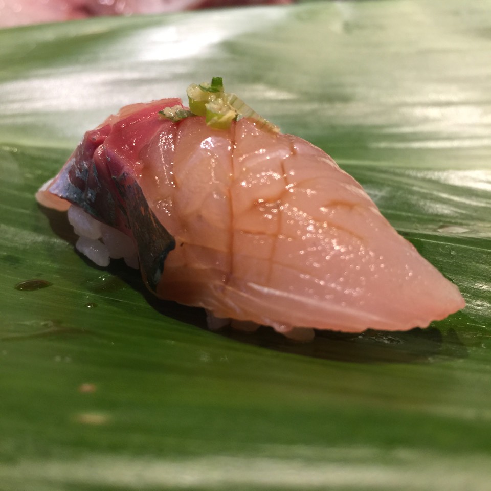 Aji Mackerel Sushi from Sushi Dojo NYC on #foodmento http://foodmento.com/dish/14327