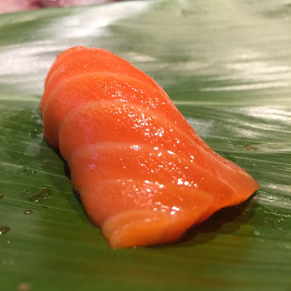 Salmon Sushi from Sushi Dojo NYC on #foodmento http://foodmento.com/dish/14551