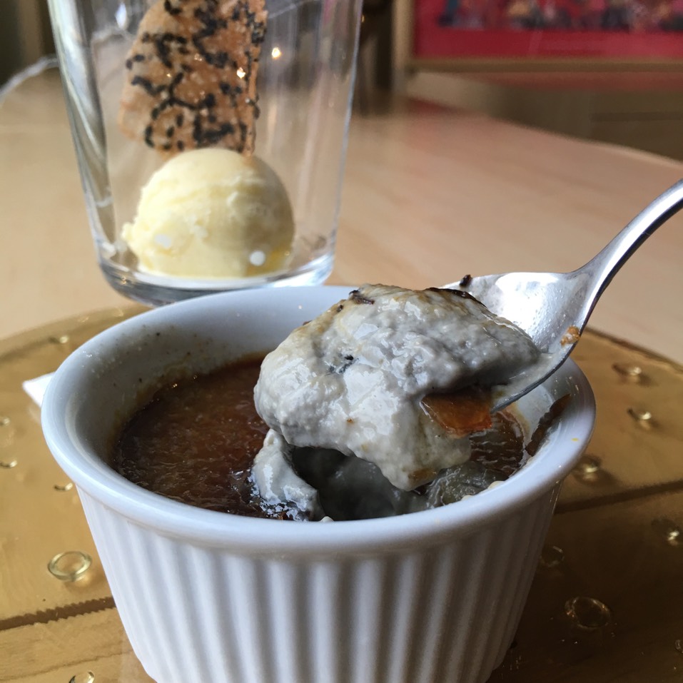 Black Sesame Creme Brûlée from Patisserie Tomoko on #foodmento http://foodmento.com/dish/14060