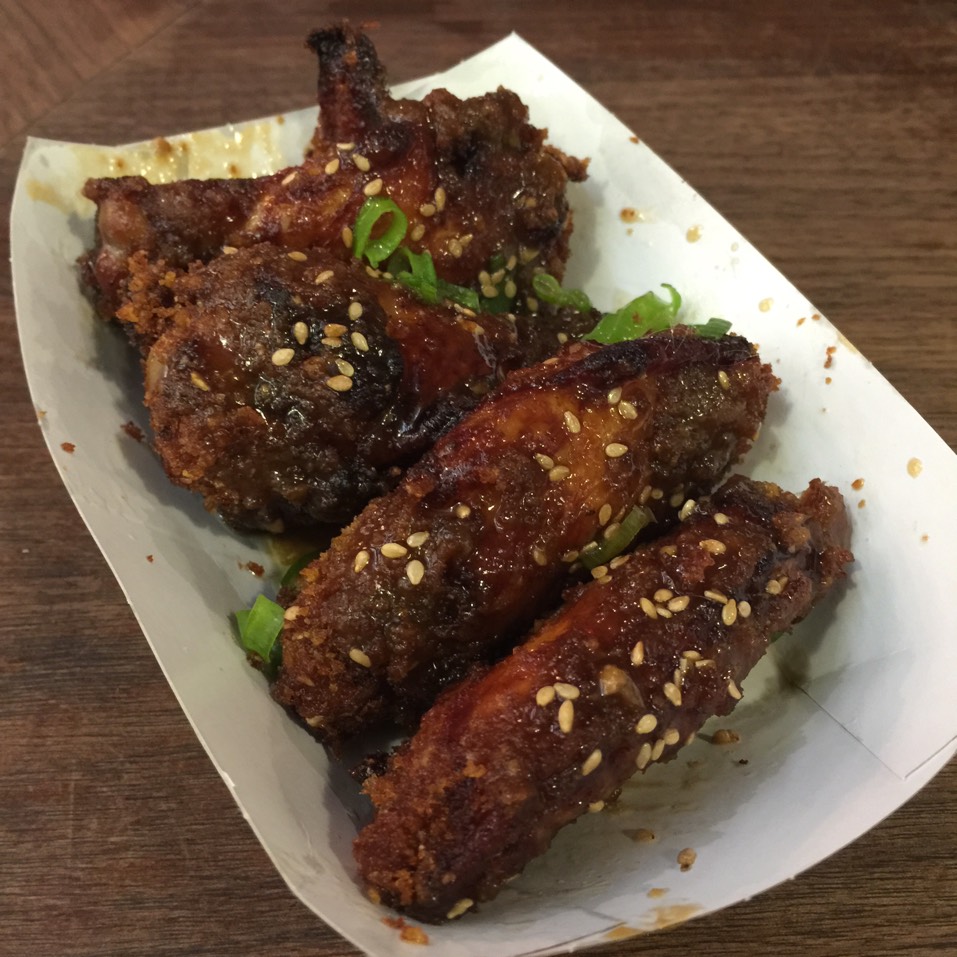 Mok Wings (Crispy Cornflake Fried Wings) from Mōkbar on #foodmento http://foodmento.com/dish/32241