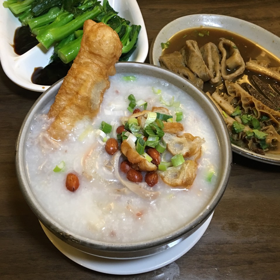 Tang Jai Jook aka Sampan congee at Noodle Village 粥麵軒 on #foodmento http://foodmento.com/place/3564