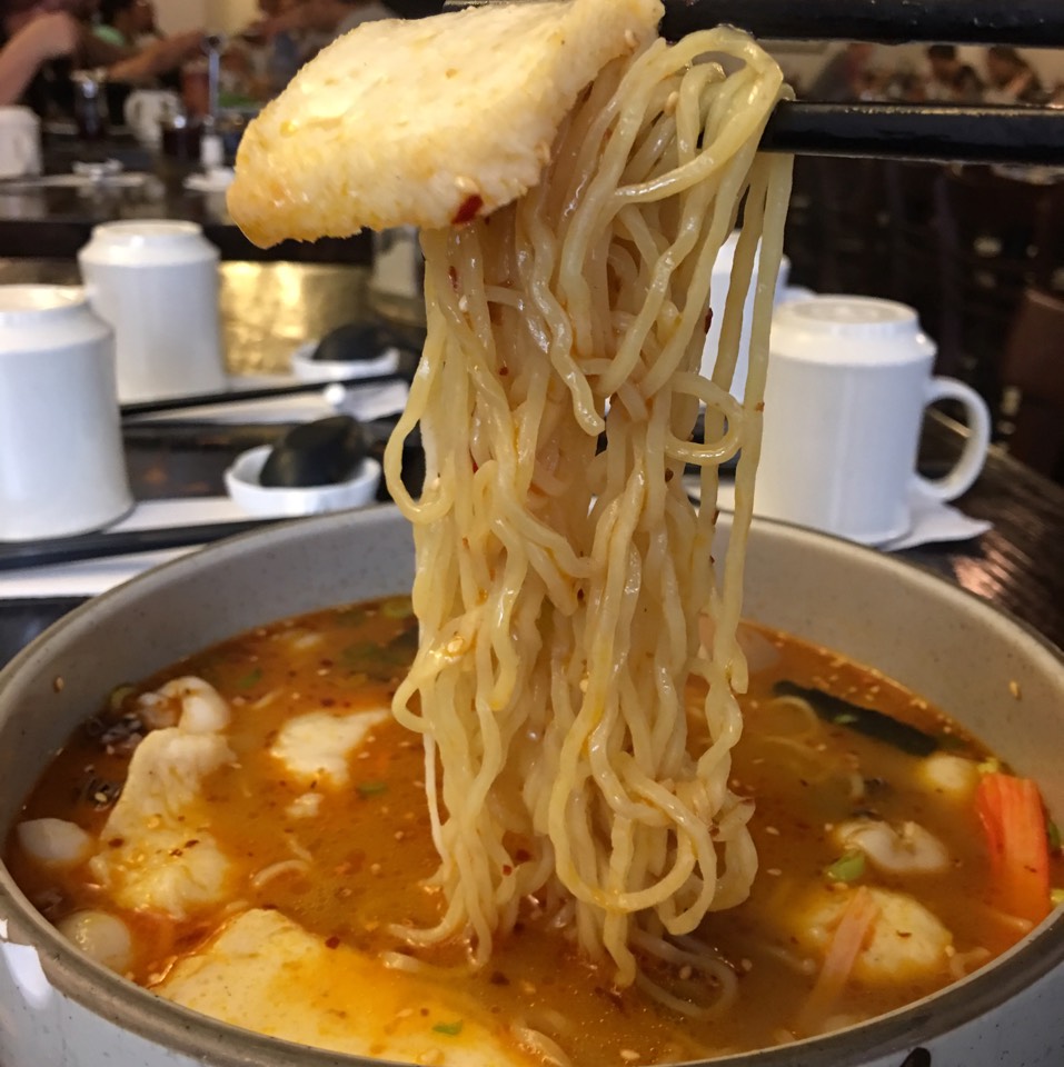 Devilish Ramen (Spicy Heaven Ramen) at Noodle Village 粥麵軒 on #foodmento http://foodmento.com/place/3564