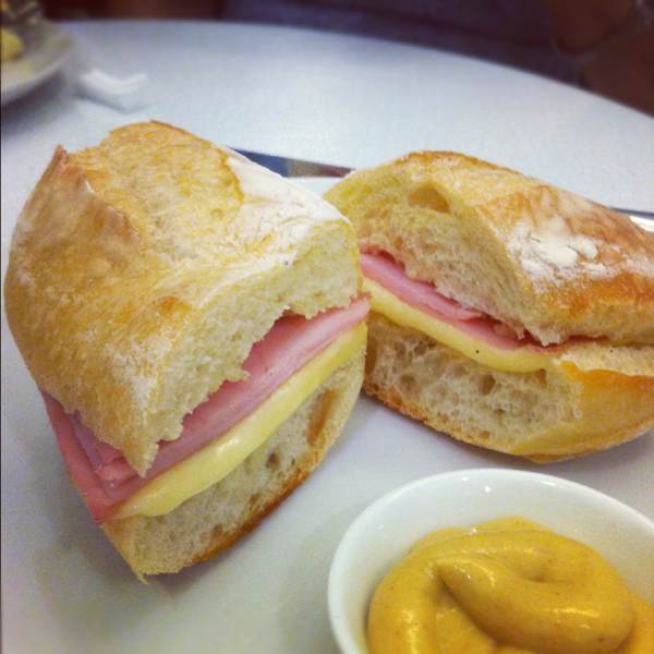 Ham & Cheese Sandwich from Lady M Cake Boutique on #foodmento http://foodmento.com/dish/1203