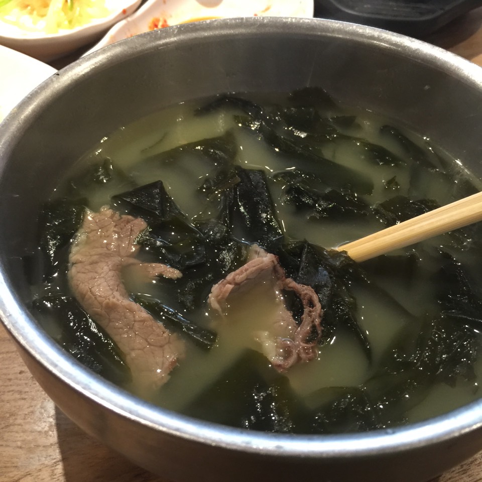 Miyuk Gook (Beef With Seaweed) at The Kunjip on #foodmento http://foodmento.com/place/3594