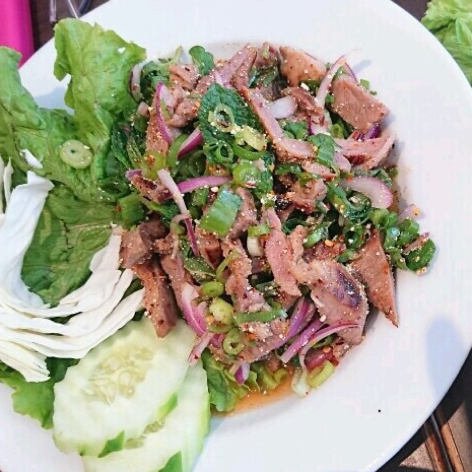 Duck Larb at Zabb Elee (CLOSED) on #foodmento http://foodmento.com/place/3607