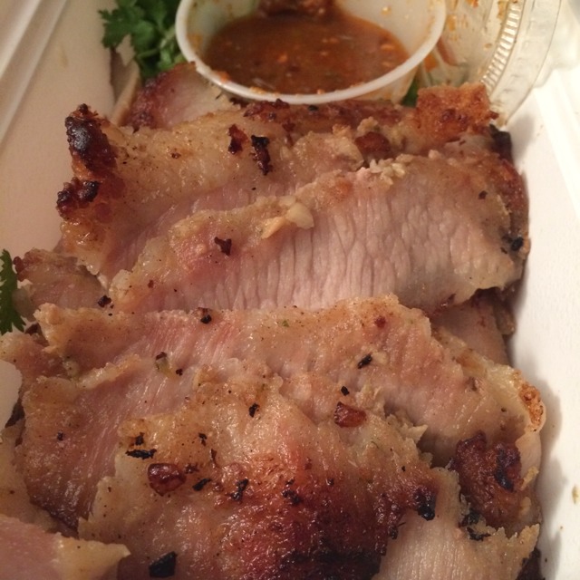 B.B.Q. Pork Tender With Jaew Sauce at SriPraPhai Thai Restaurant on #foodmento http://foodmento.com/place/383
