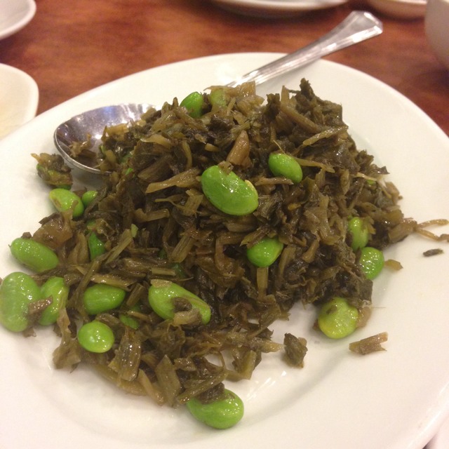 Sautéed Salted Vegetables With Green Beans at Pu Dong Restaurant on #foodmento http://foodmento.com/place/392