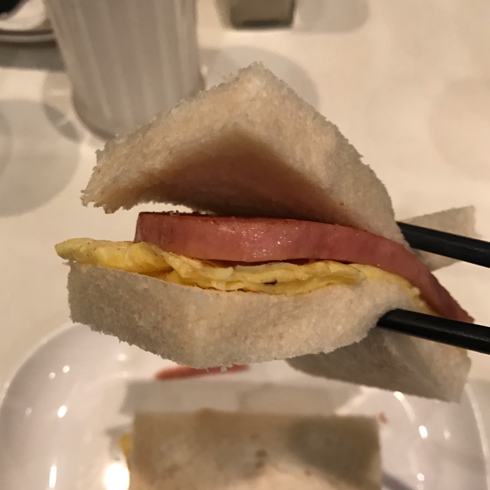 Spam & Egg Sandwich at Cha Chan Tang 茶餐廳 on #foodmento http://foodmento.com/place/4024