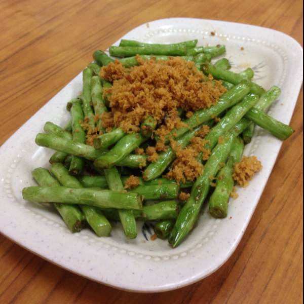 Stir-fried French Beans w Shrimp at Geylang Claypot Rice on #foodmento http://foodmento.com/place/403