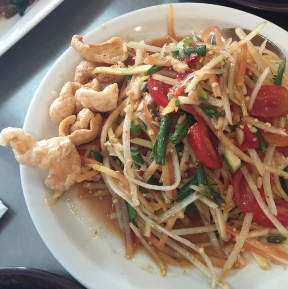 Som Tum Thai (Papaya Salad With Dried Shrimp, Peanuts) at Zabb Elee (CLOSED) on #foodmento http://foodmento.com/place/4091