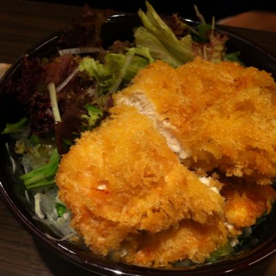 Torisaucedon (Breaded Chicken) at Ootoya Japanese Restaurant 大户屋 on #foodmento http://foodmento.com/place/40