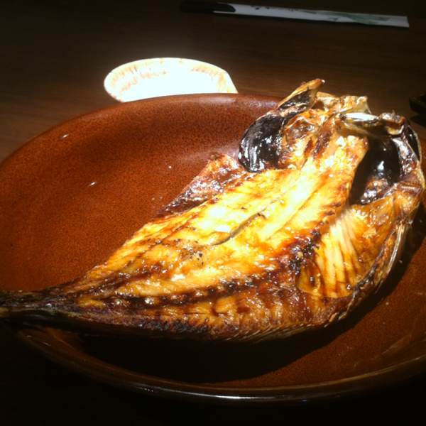 Aji (Charcoal Grilled Horse Mackerel) at Ootoya Japanese Restaurant 大户屋 on #foodmento http://foodmento.com/place/40