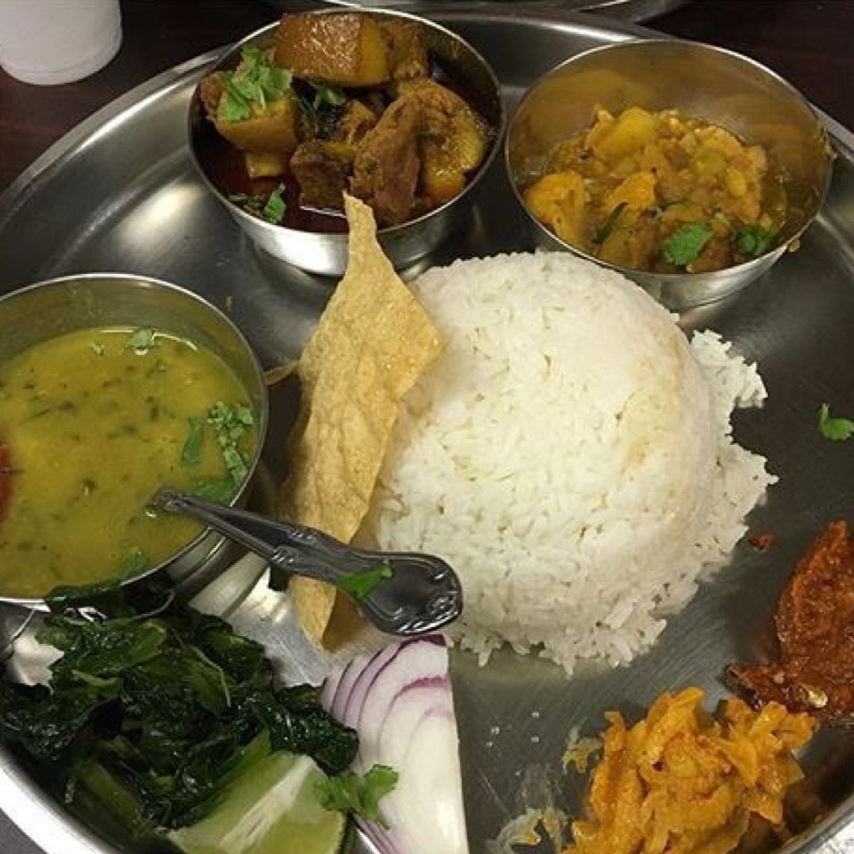 Pork Thali from Lali Guras Restaurant on #foodmento http://foodmento.com/dish/38482