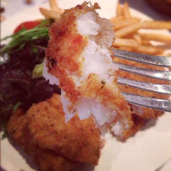Monk Fish & Chips at Greenwood Fish Market & Bistro on #foodmento http://foodmento.com/place/41
