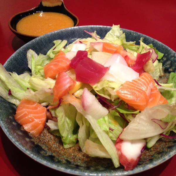Sashimi Salad w Japanese Dressing at Sushi Tei on #foodmento http://foodmento.com/place/42