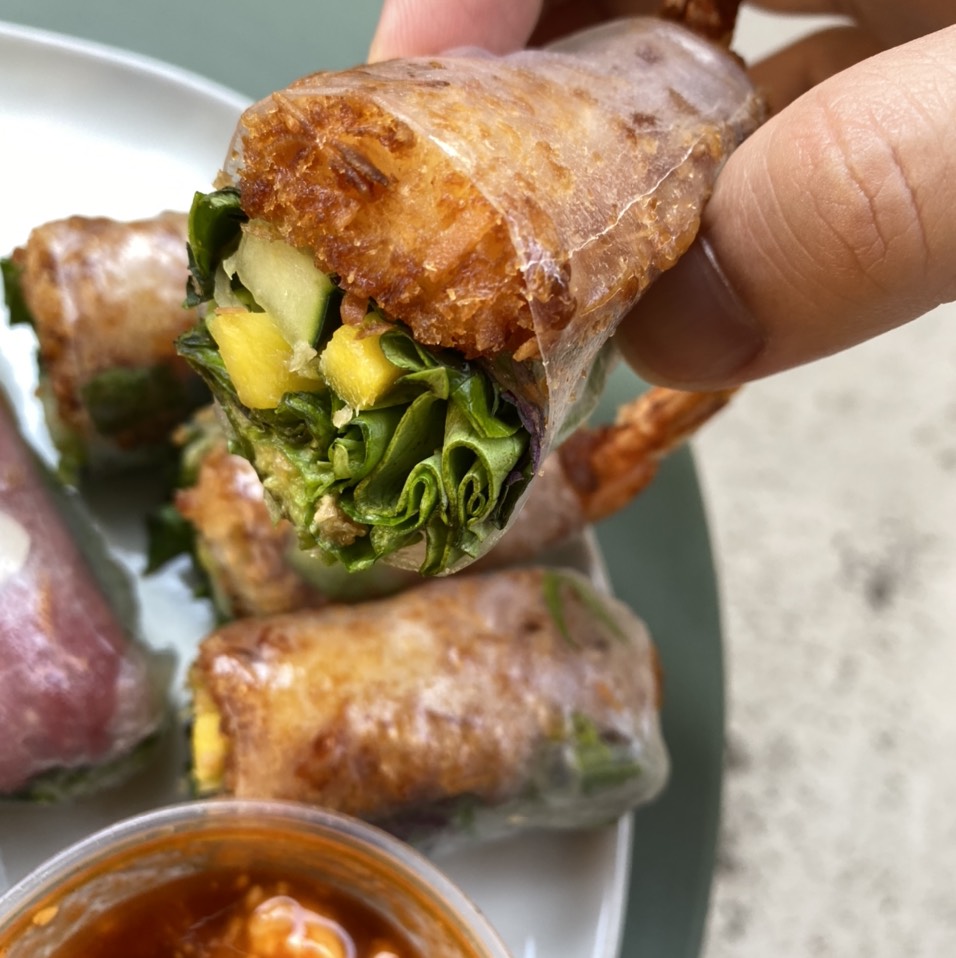 Coconut Shrimp Rolls (Tom Dua Cuon) at Brodard Restaurant on #foodmento http://foodmento.com/place/4389