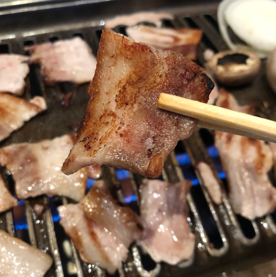 Sam Gyup Sal (Black Berkshire Pork) from Chosun Galbee on #foodmento http://foodmento.com/dish/48814
