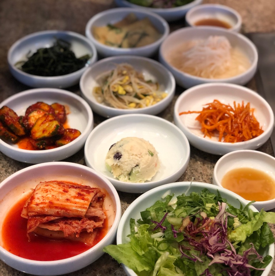 Banchan from Chosun Galbee on #foodmento http://foodmento.com/dish/48816