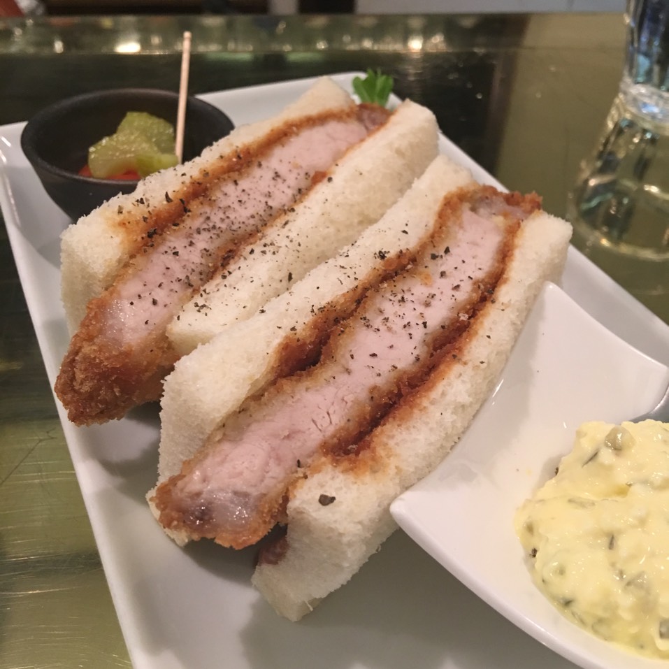 Katsu Sandwich (Berkshire Pork) at Hi-Collar - ハイカラ on #foodmento http://foodmento.com/place/4485