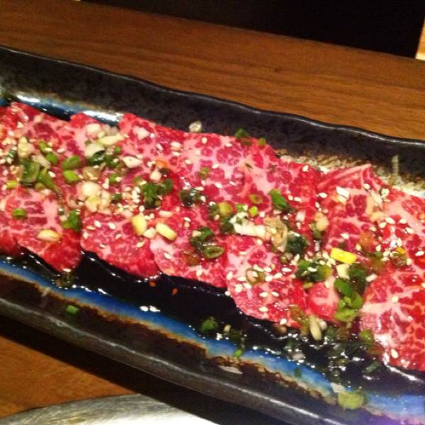 Wagyu Karubi (Short Rib) at Tajimaya Japanese Charcoal Grill Yakiniku on #foodmento http://foodmento.com/place/44