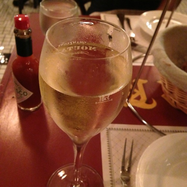 Champagne (Moutard Brut Grande Cuvee NV) at Balzac Brasserie on #foodmento http://foodmento.com/place/461