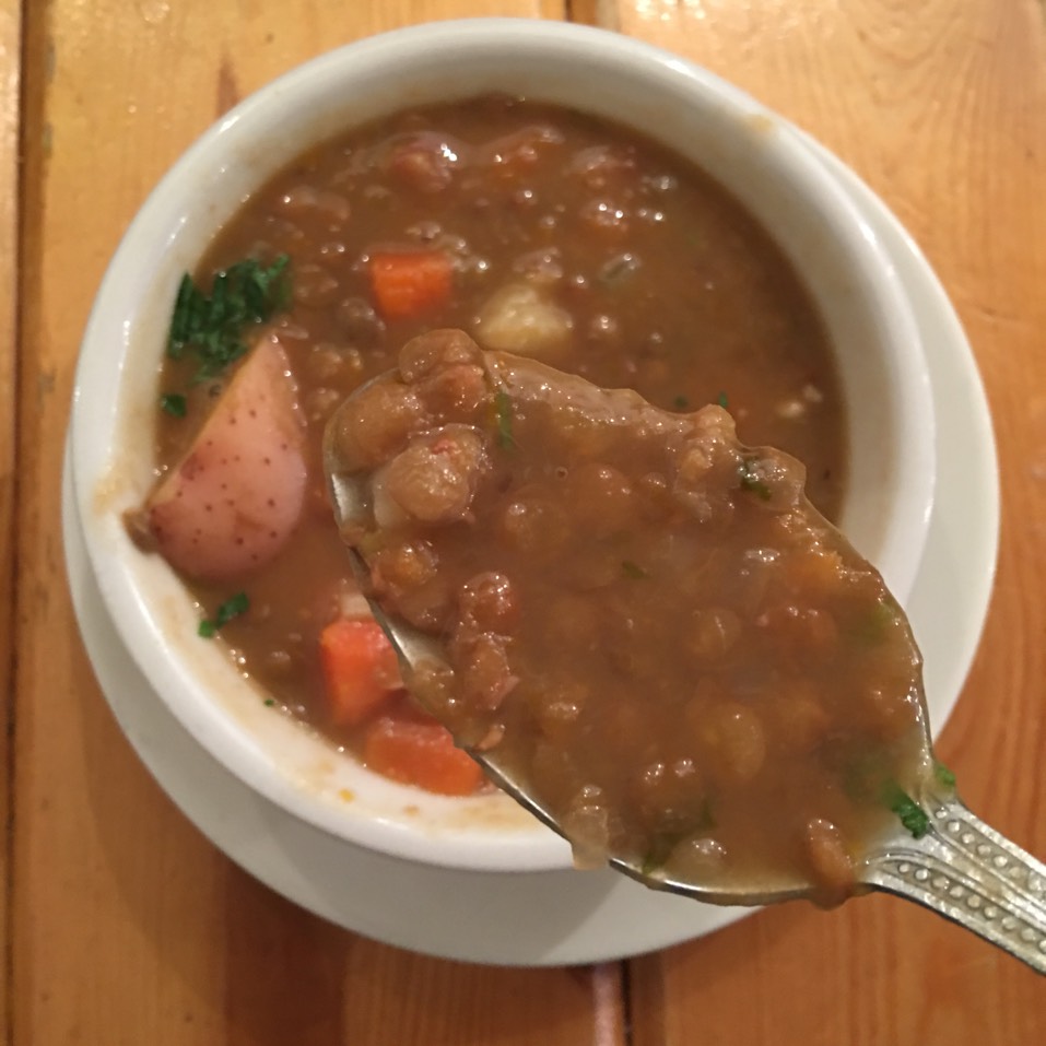 Lentil & Ham Soup from Westville Chelsea on #foodmento http://foodmento.com/dish/38635