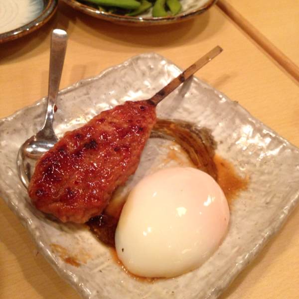 Tsukune (Chicken & Egg) from Akashi on #foodmento http://foodmento.com/dish/1835