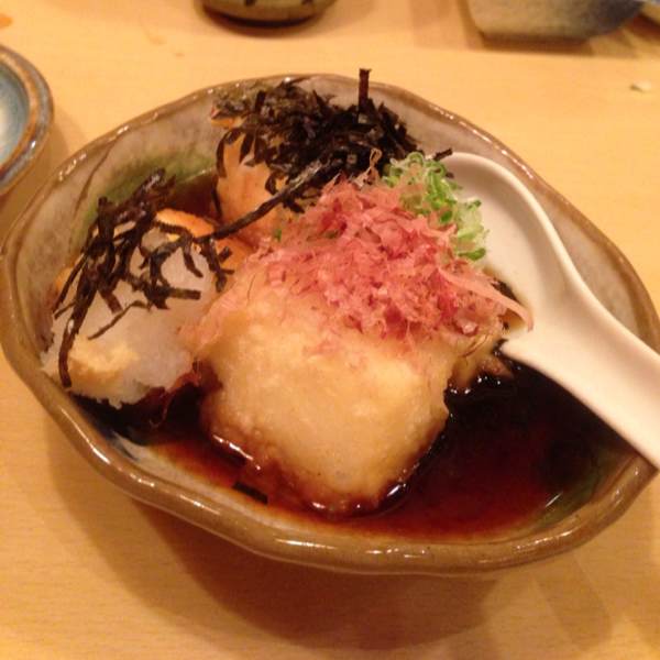 Agedashi Tofu (Deepfried Bean Curd) at Akashi on #foodmento http://foodmento.com/place/491