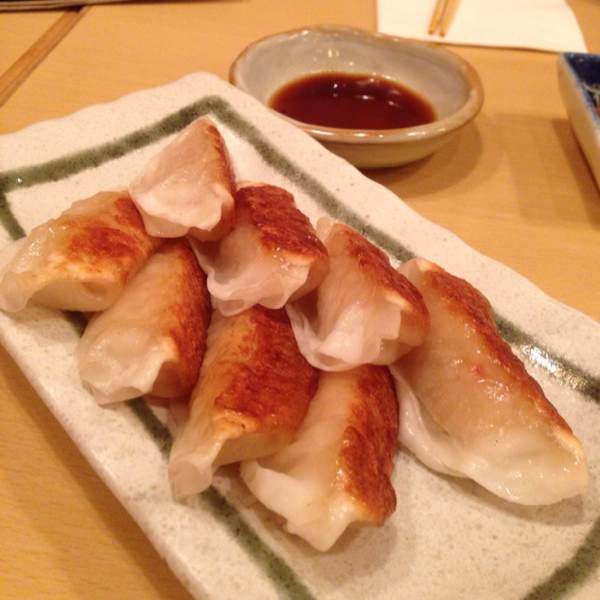Gyoza (Panfried Dumpling) from Akashi on #foodmento http://foodmento.com/dish/1847