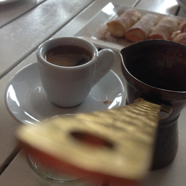 Greek Coffee at Blu Kouzina on #foodmento http://foodmento.com/place/4