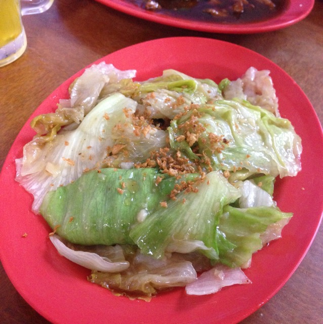 Glass Garlic Lettuce at Penang Seafood Restaurant on #foodmento http://foodmento.com/place/513