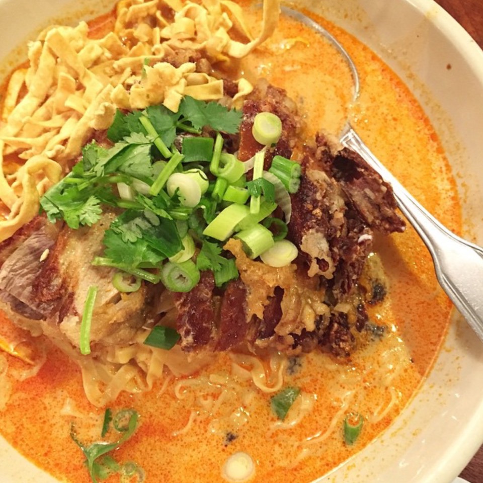Crispy Duck Khao Soi at Lotus of Siam on #foodmento http://foodmento.com/place/5253