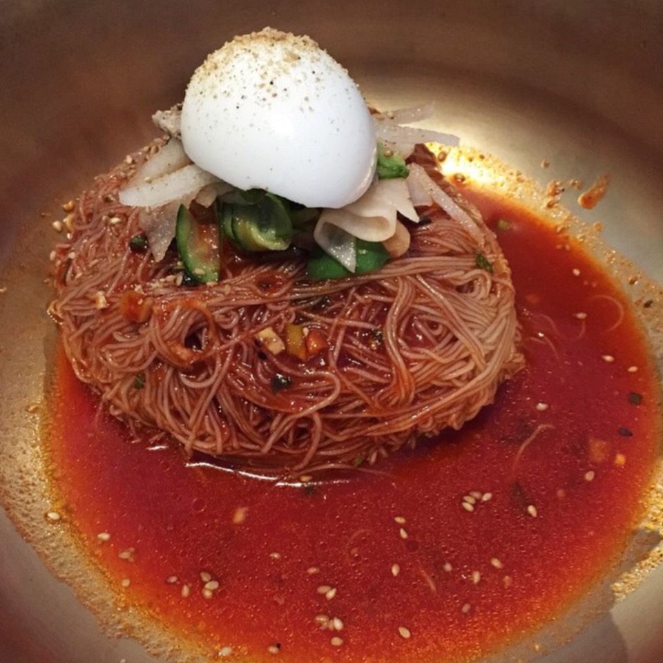 Bibim Naengmyun (Cold Noodle) at Gwang Yang BBQ (CLOSED) on #foodmento http://foodmento.com/place/5388