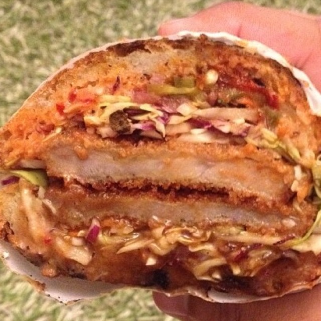 Katsu Sandwich (Pork) at Rhea's Market & Deli on #foodmento http://foodmento.com/place/539
