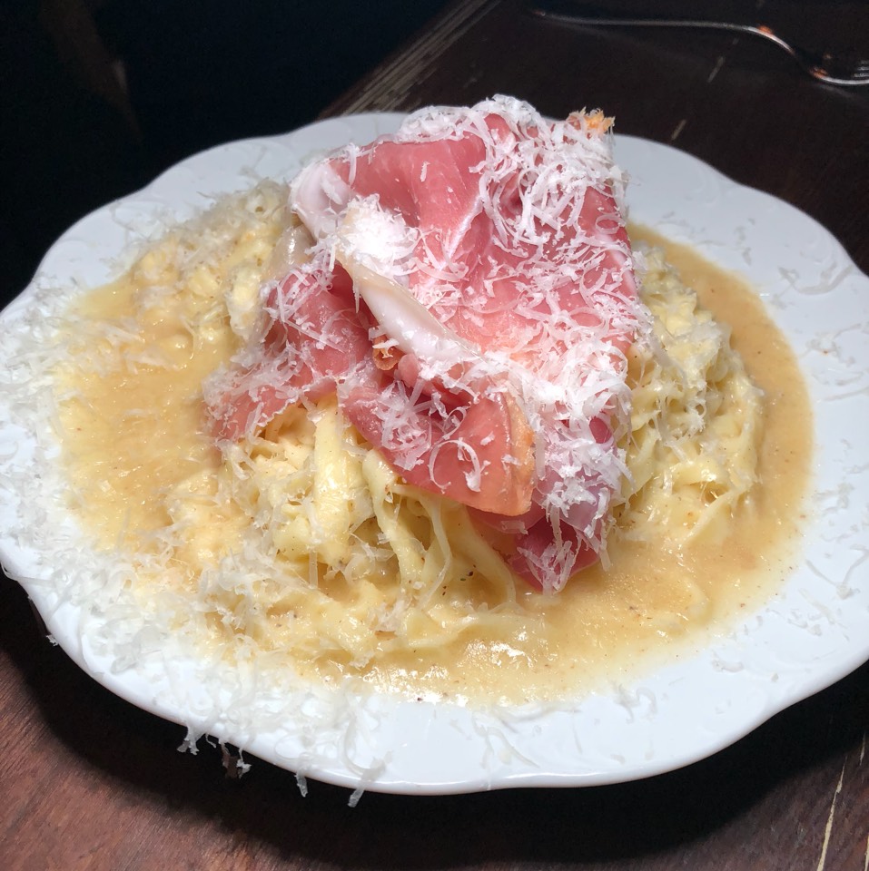 Tagliatelle, Prosciutto, Parmigiano at Via Carota on #foodmento http://foodmento.com/place/5565
