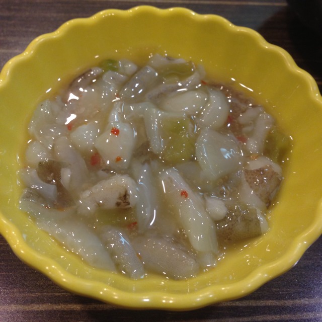 Tako Wasabi (Octopus) at Fish Mart Sakuraya on #foodmento http://foodmento.com/place/566