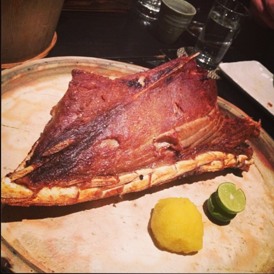 Kama or Fish Belly (Teriyaki/Shio) - Robata Grill‏ at Raku on #foodmento http://foodmento.com/place/5695