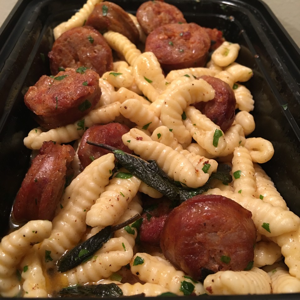  Cavatelli with hot sausage and browned sage butter on #foodmento http://foodmento.com/dish/22677